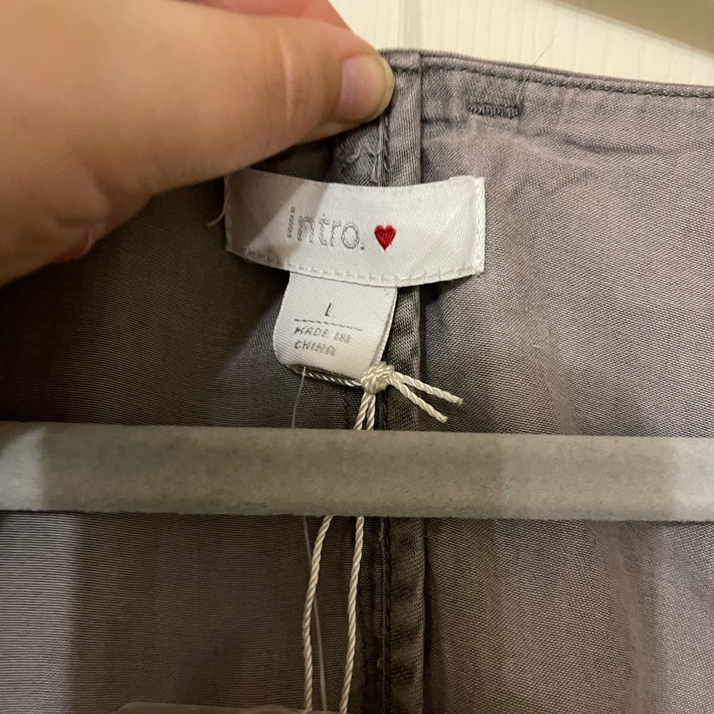 Intro. Gray Lightweight Waterfall Open Front Shaw… - image 5